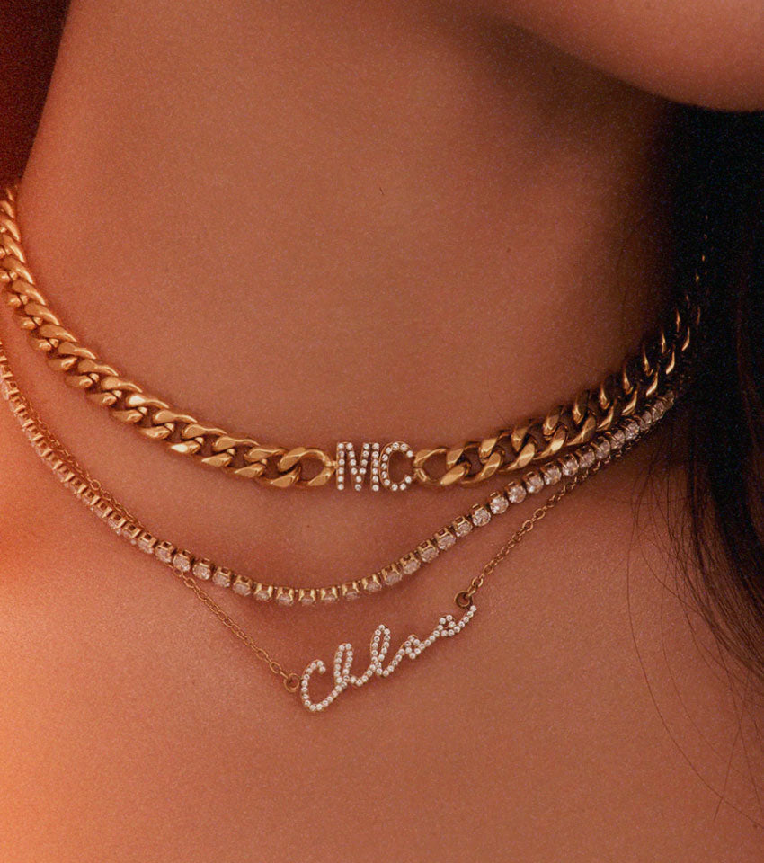 Colar com Personalizado Crystal