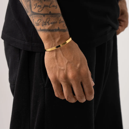 Bracelete Cuff 5mm Ouro