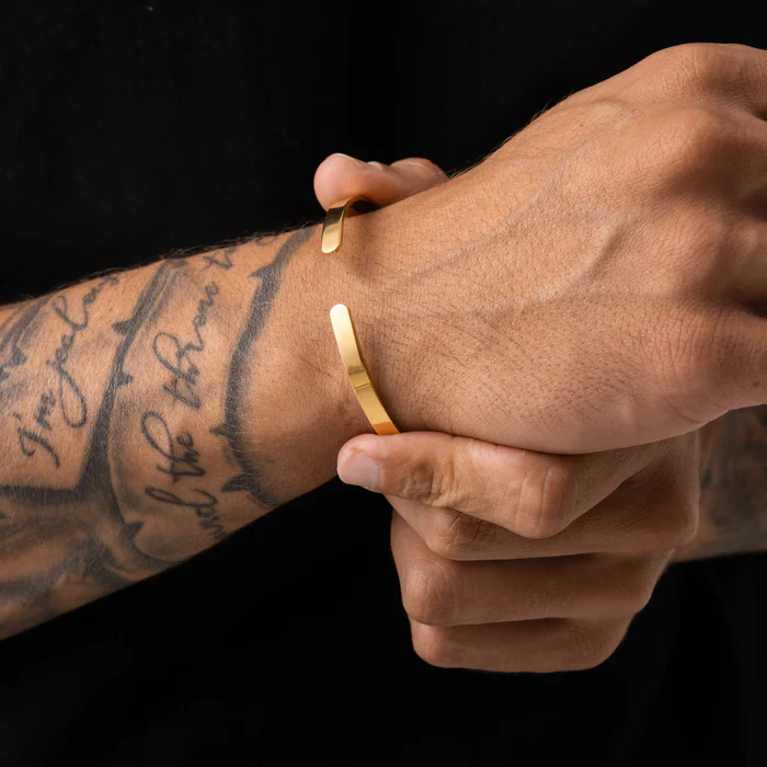 Bracelete Cuff 5mm Ouro