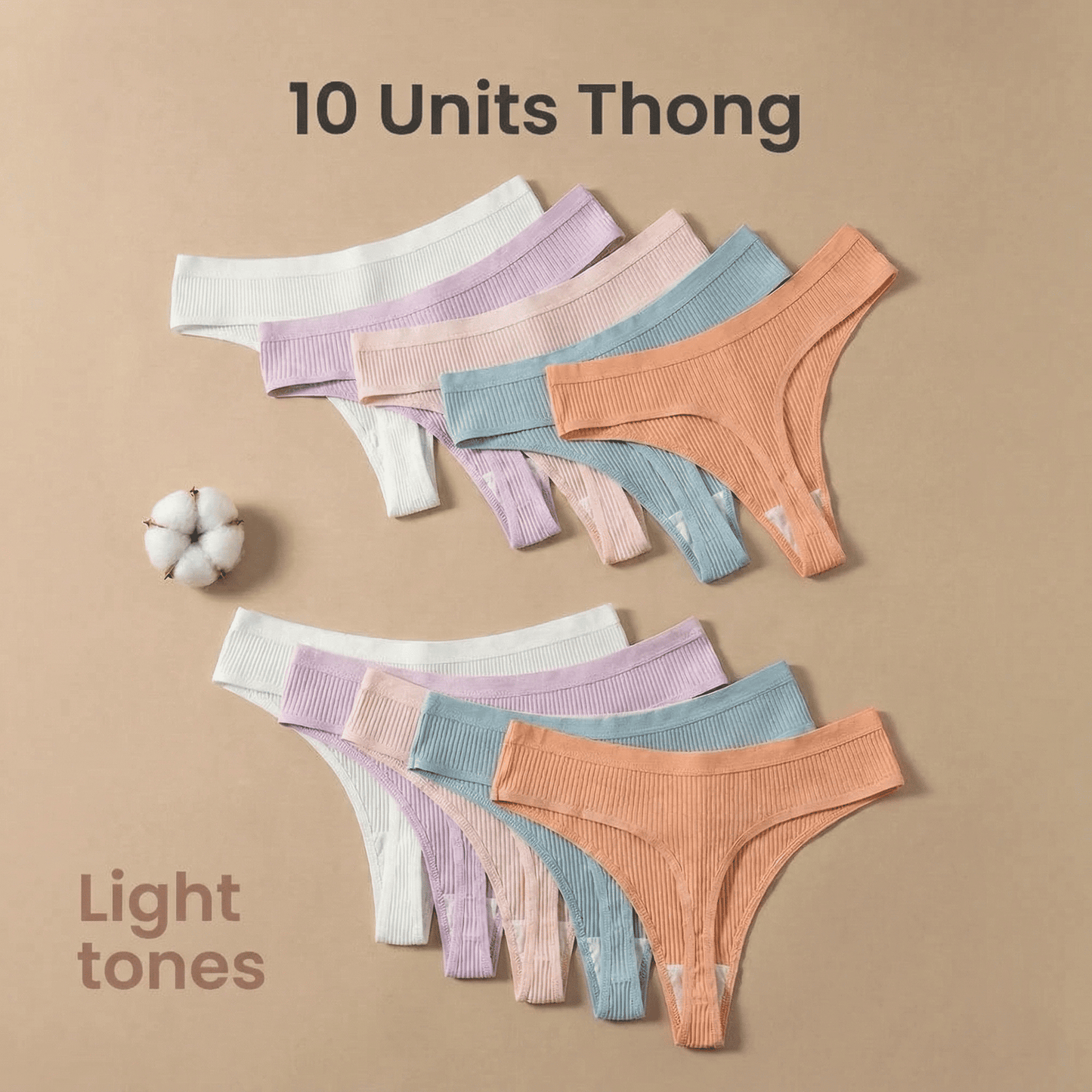 10-Pack Cotton Comfort Panties