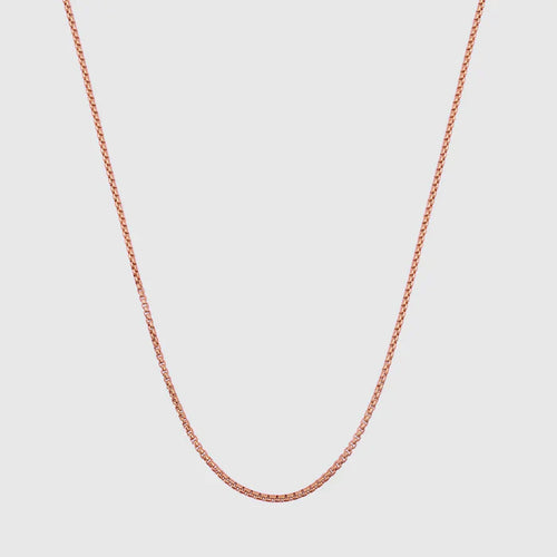 Corrente Caixa Arredondada 2.0mm (Rose Gold)