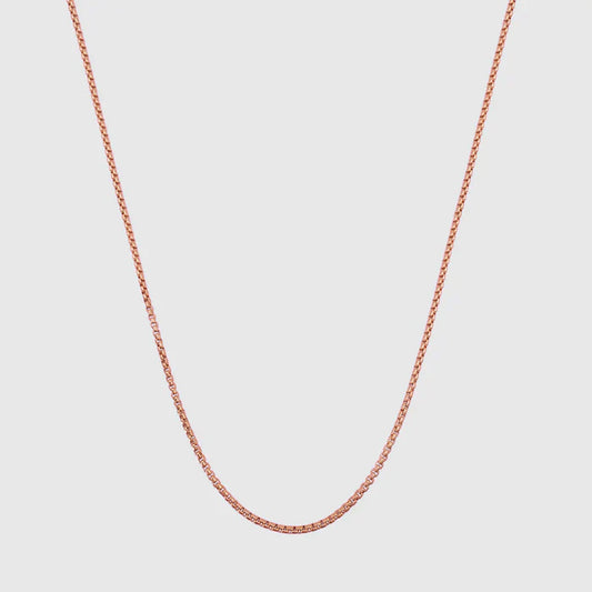 Corrente Caixa Arredondada 2.0mm (Rose Gold)